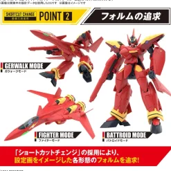 HG Macross 7 1/100 VF-19 Custom Fire Valkyrie with Sound Booster