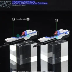 HG Mighty Strike Freedom Decals
