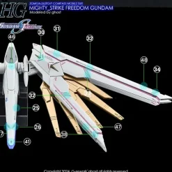HG Mighty Strike Freedom Decals