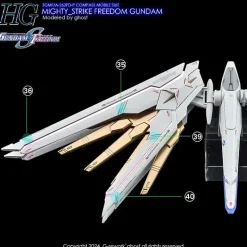 HG Mighty Strike Freedom Decals