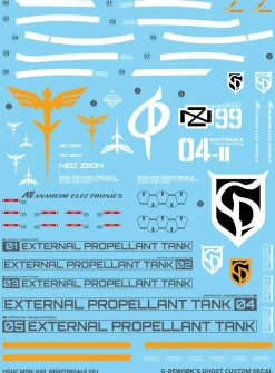 HG Nightingale Decals