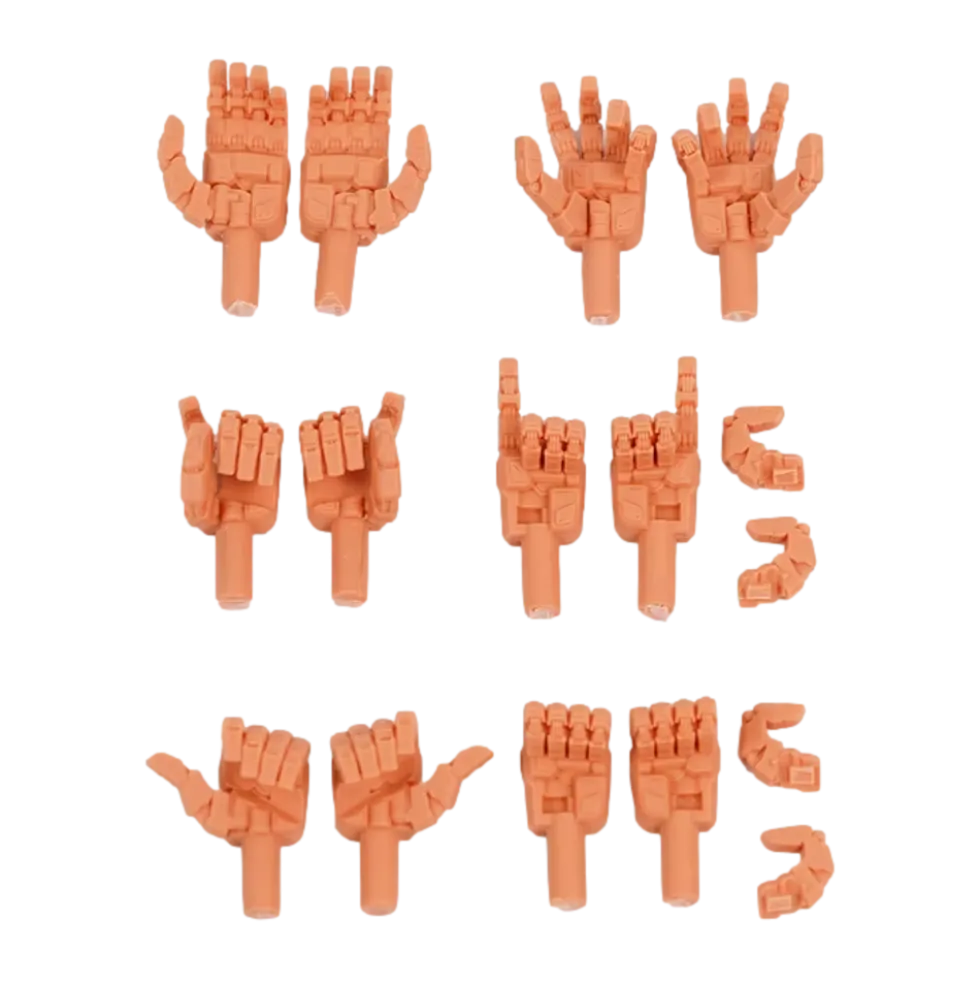 HGRFV RX-78(G)E Gundam EX Resin Hands Set