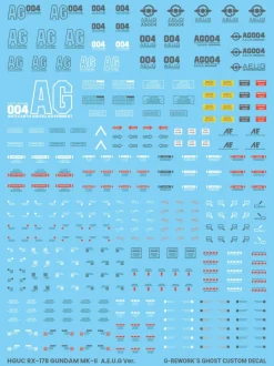 HG RX-178 Gundam Mk-II (A.E.U.G) Decals