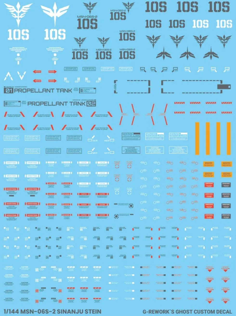HG Sinanju Stein (Narrative Ver.) Decals