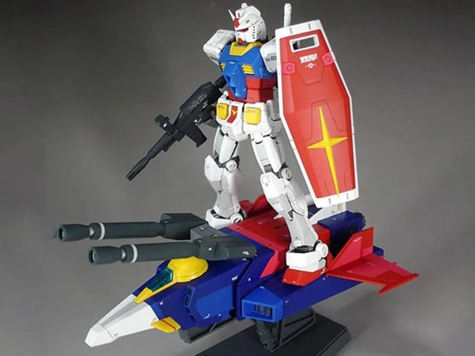 HGUC 050 G-Armor: G-Fighter & RX-78-2