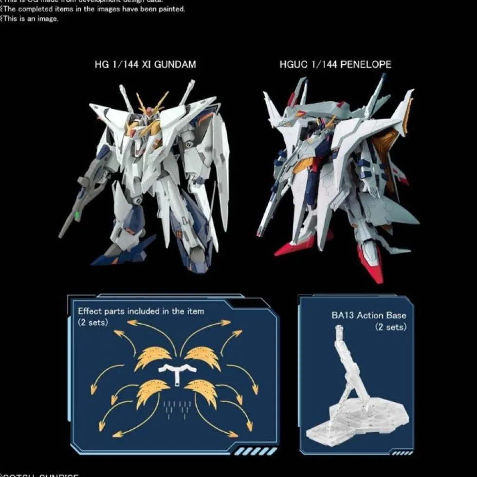 HGUC Xi Gundam VS Penelope Funnel Missile Effect Set