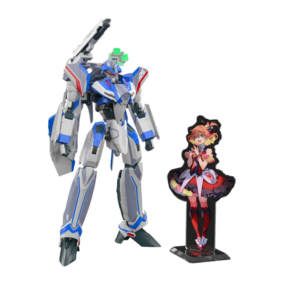 HG 1/100 VF-31J Siegfried (Hayate Immelman Custom) - DELUXE Set