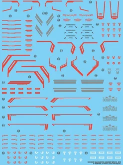 HG Zeus Silhouette Decals