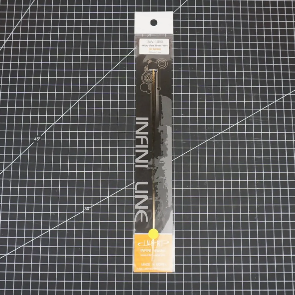 Infini Line Brass Wire - Ultra Fine Brass Wire 0.065mm × 265mm