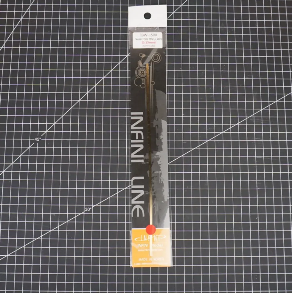 Infini Line Brass Wire - Ultra Fine Brass Wire 0.065mm × 265mm