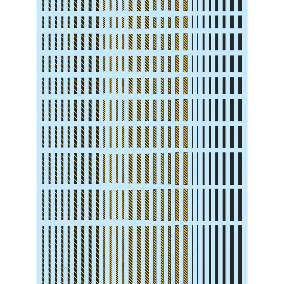 Line Decal 02 - Gray+Yellow