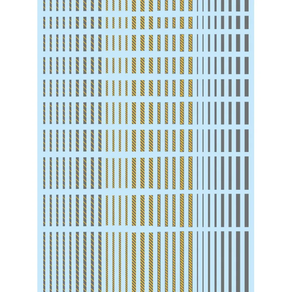 Line Decal 02 - Gray+Yellow