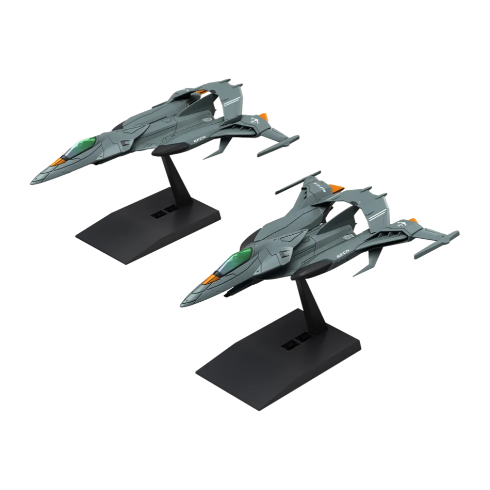 Mecha Collection DX Prototype Space Combat Attack Aircraft Cosmo Python Set of 2