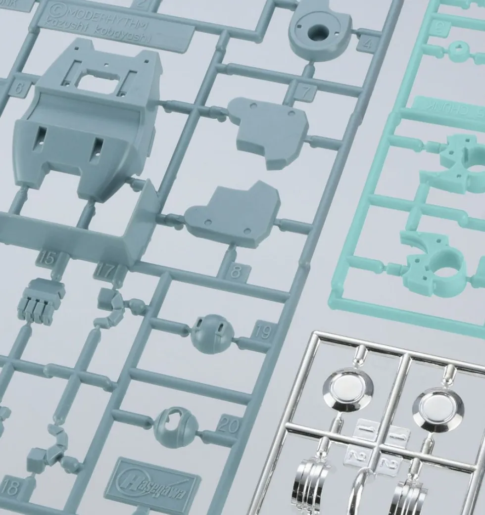 MechatroCHUNK 02 (Grayish Mint) + Support Girl
