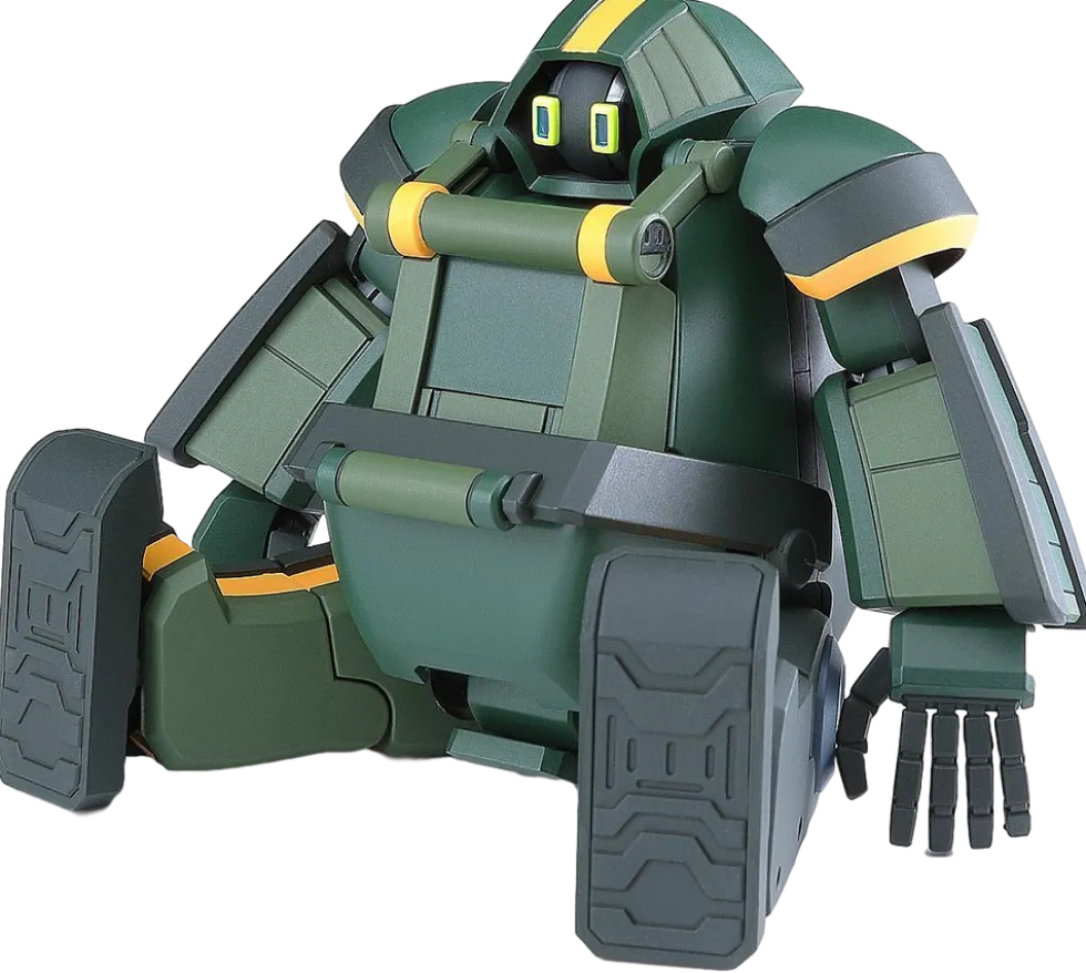 MechatroCHUNK 01 (Origin Gray & Forest Green) + Support Girl
