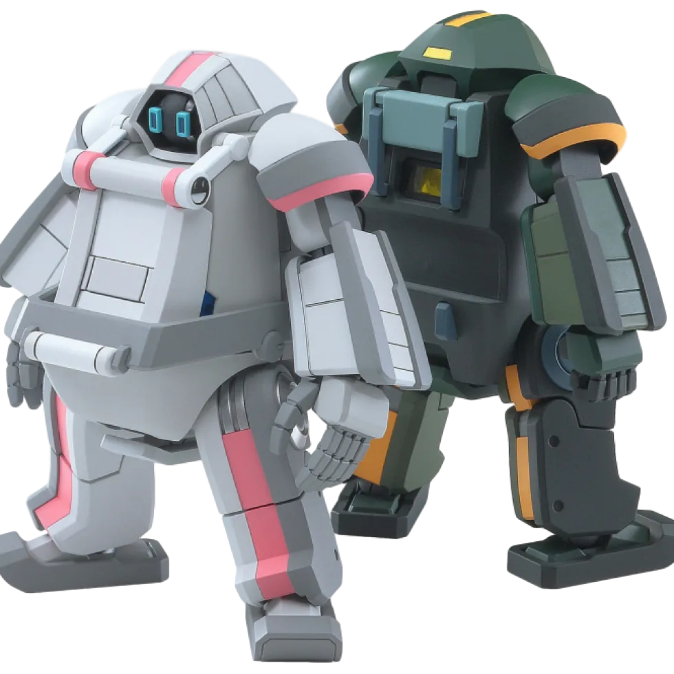 MechatroCHUNK 01 (Origin Gray & Forest Green) + Support Girl
