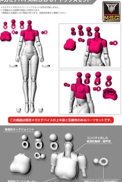 Megami Device MSG 01 Tops Set White
