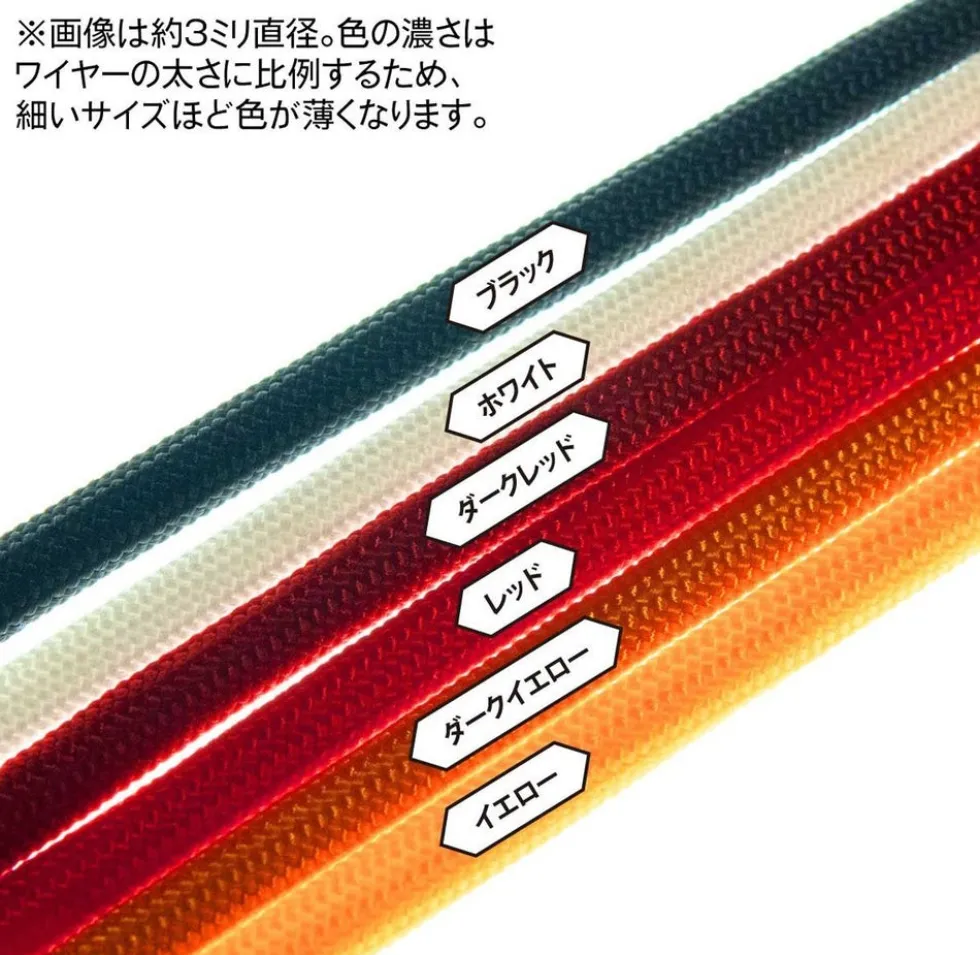 Mesh Wire Red (100cm) - 1mm
