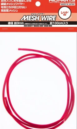 Mesh Wire Red (100cm) - 1mm
