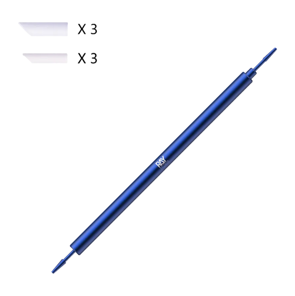 Metal Cleaning Swab Holder - Blue