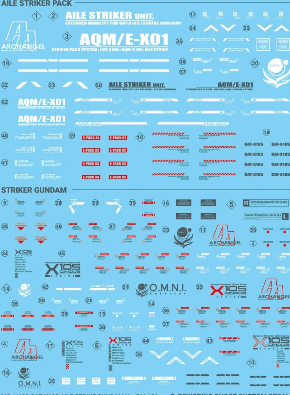 MG Aile Strike Ver. RM Decals