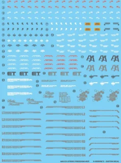 MGEX Strike Freedom Gundam Decals