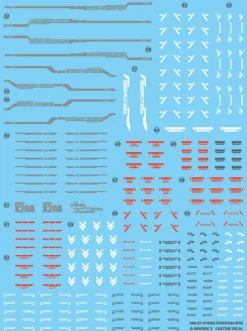 MGEX Strike Freedom Gundam Decals