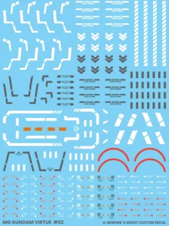 MG Gundam Virtue Decals