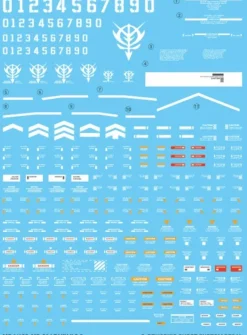 MG MS-06F/J Zaku II Decals