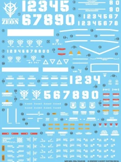 MG MS-06S ZAKU II Ver. 2.0 [Renewal] Decals