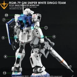 MG RGM-79SP GM Sniper II [White Dingo] Decals