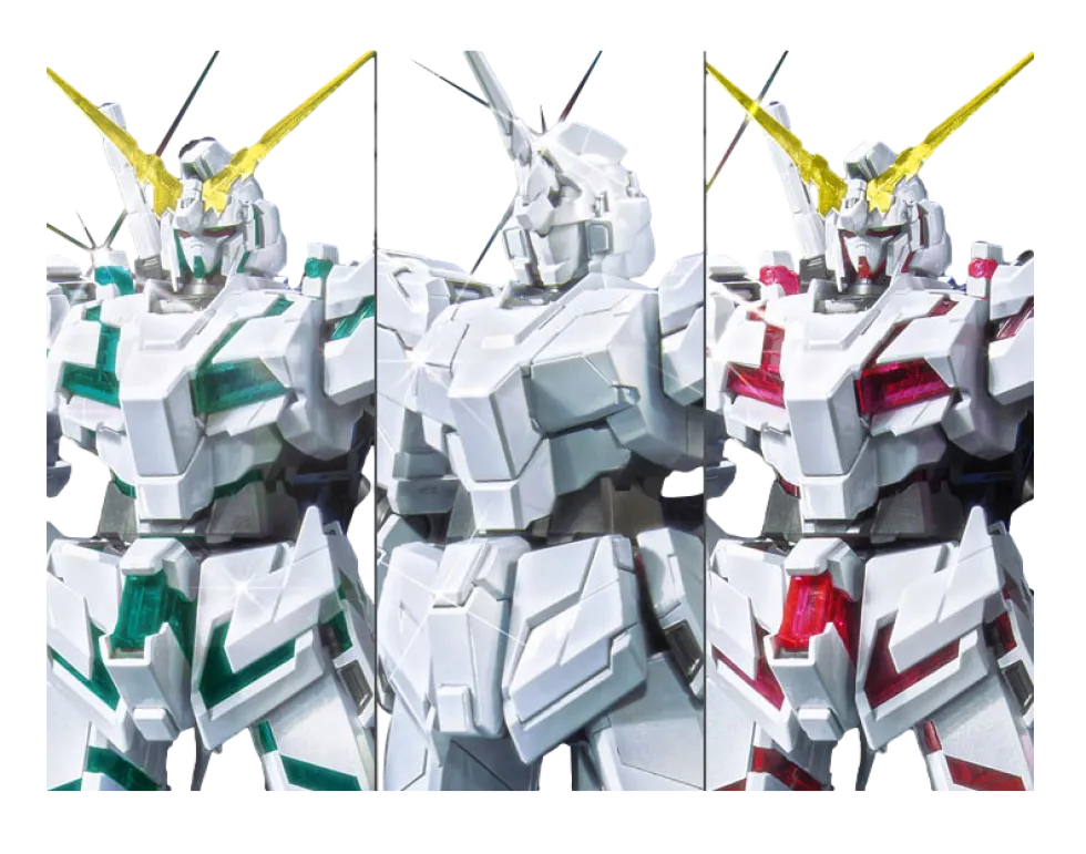 MG RX-0 Unicorn Gundam (Red or Green Twin Frame Edition) (Titanium Finish)