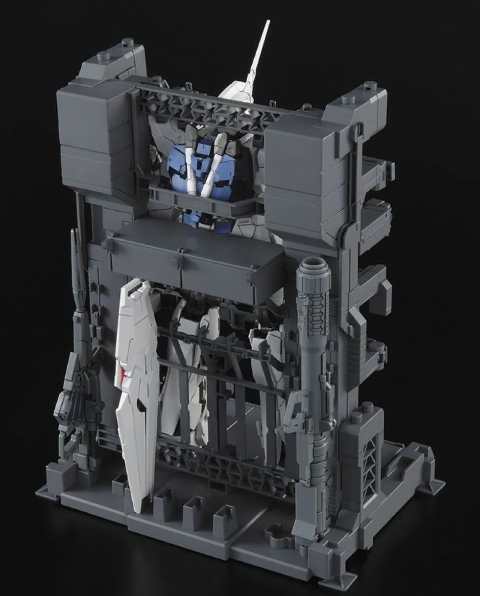 MG Unicorn Gundam HD Color + MS Cage