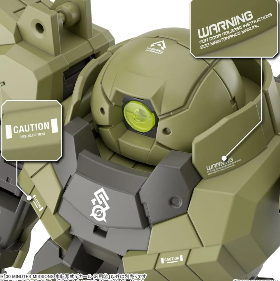 30 Minutes Missions Water Slide Decals Multiuse 2
