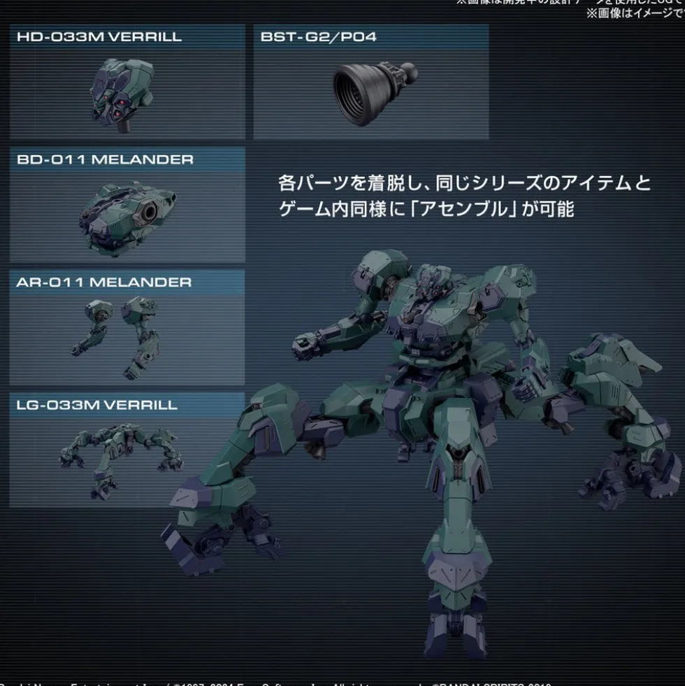 30MM Balam Industries BD-011 Melander Liger Tail/G1 Michigan (Armored Core VI: Fires of Rubicon)