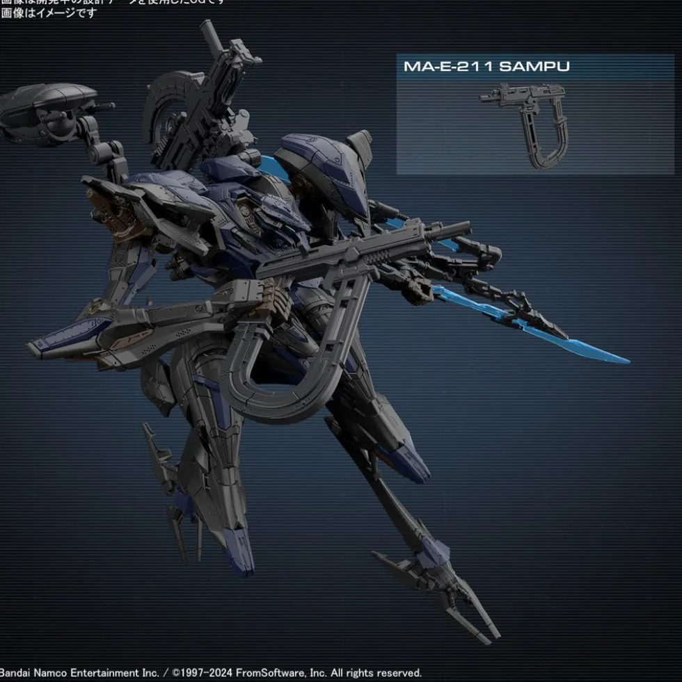 30MM 02 Schneiber Nachthreiher/40E Steel Haze (Armored Core VI Fires of Rubicon)