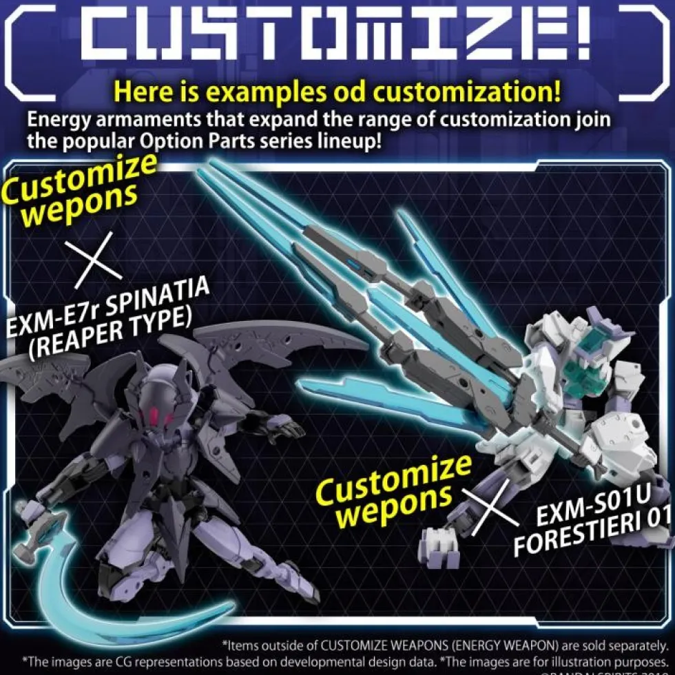 30MM W-24 Customize Weapons (Energy Weapon)