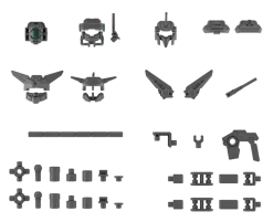 30MM W-14 Option Parts Set 6 (Customize Heads A)