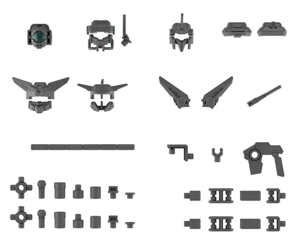 30MM W-14 Option Parts Set 6 (Customize Heads A)