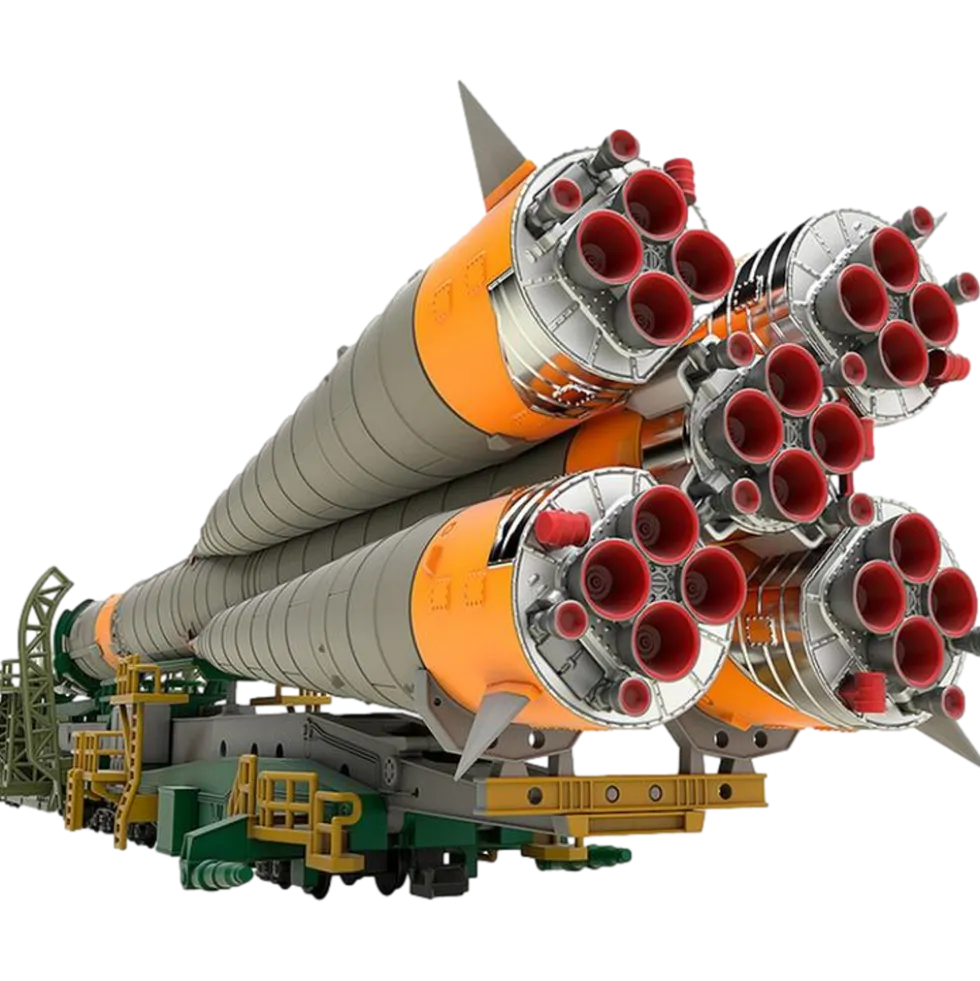 Moderoid Soyuz Rocket & Transport Train