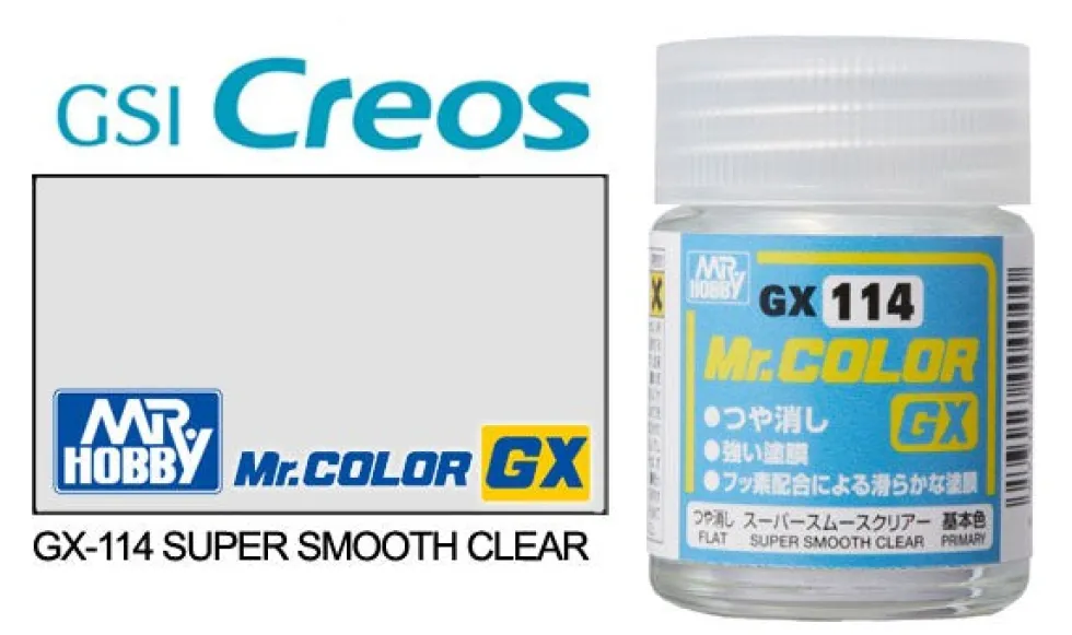 Mr. Clear Color GX GX114 Super Smooth Clear (Flat) 18ml