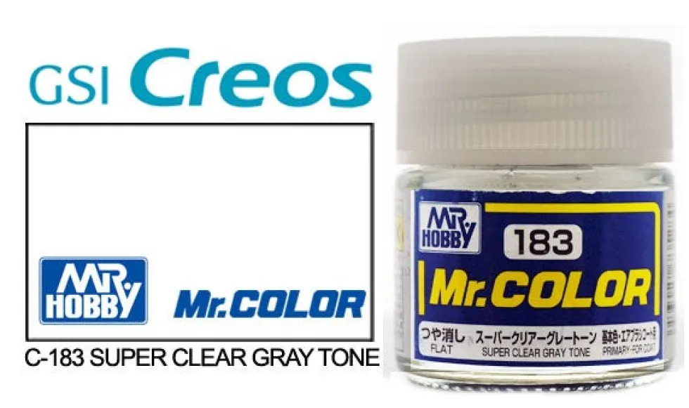 Mr. Color C183 Flat Super Clear Gray Tone 10ml
