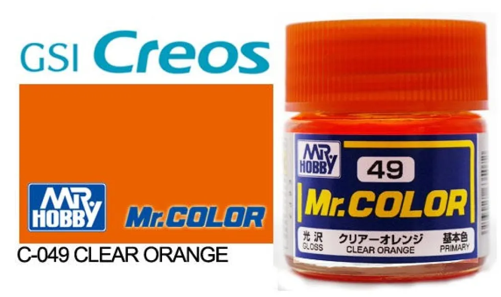 Mr. Color C49 Gloss Clear Orange 10ml