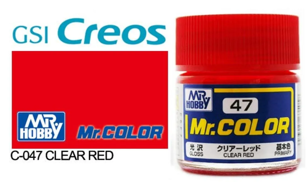 Mr. Color C47 Gloss Clear Red 10ml