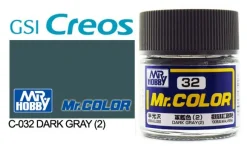 Mr. Color C32 Semi-Gloss Dark Gray(2) 10ml
