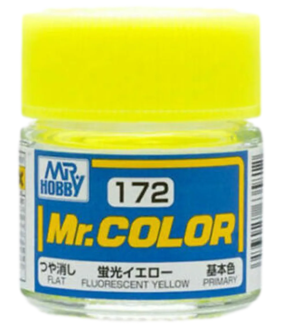 Mr. Color C172 Semi-Gloss Fluorescent Yellow 10ml