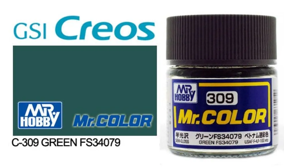 Mr. Color C309 Semi-Gloss Green FS34079 10ml