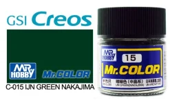 Mr. Color C15 Semi-Gloss IJN Green(Nakajima) 10ml