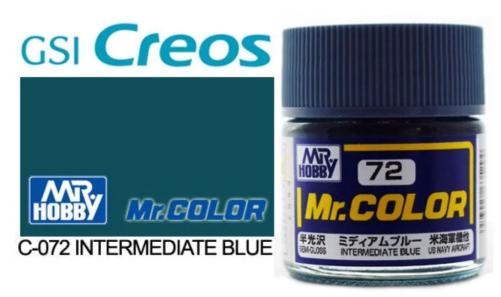 Mr. Color C72 Semi-Gloss Intermediate Blue 10ml
