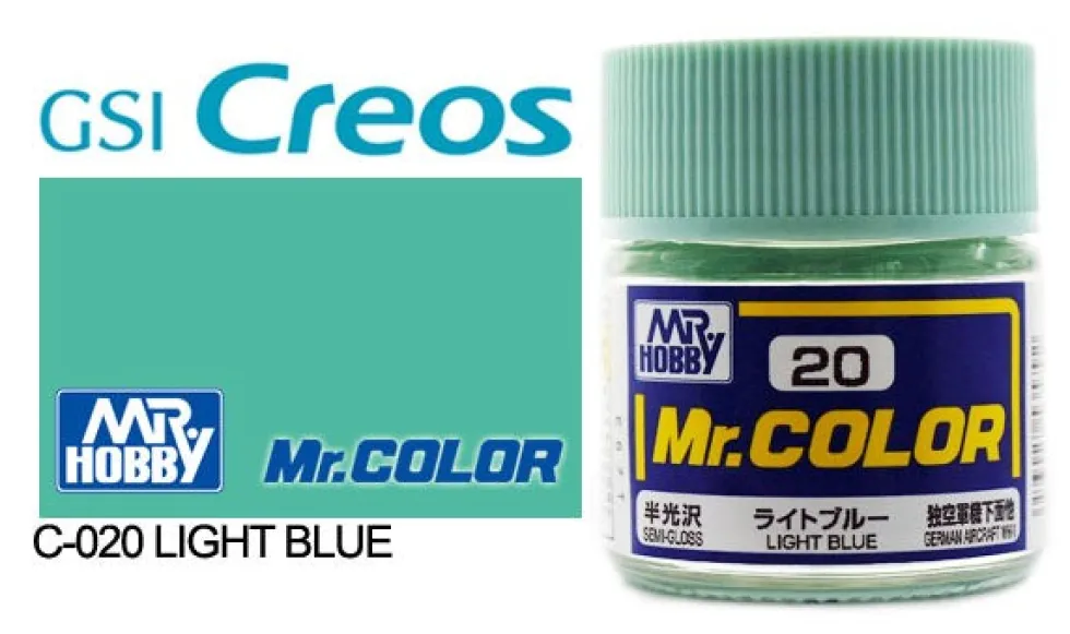 Mr. Color C20 Semi-Gloss Light Blue 10ml